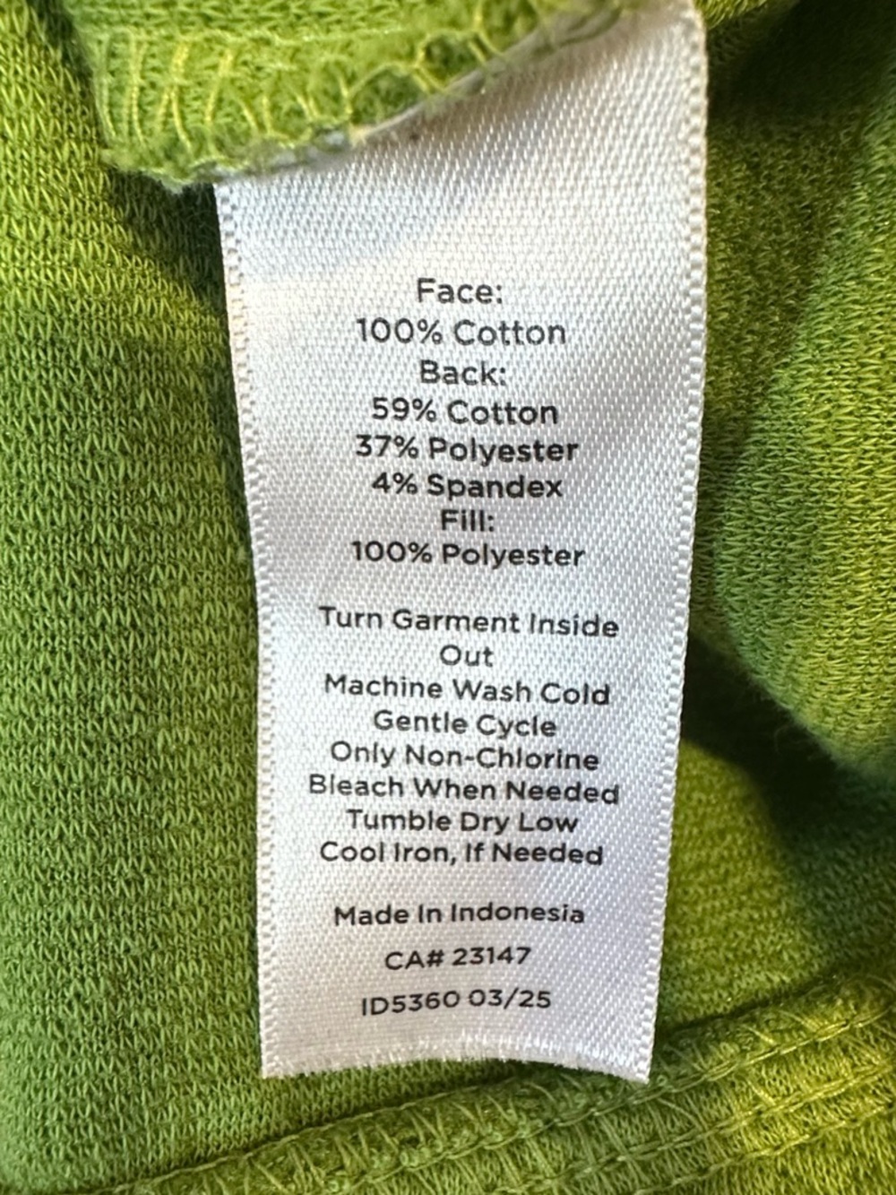 Talbots Cable Knit Funnel Neck Zip Pullover in a fern green color Size XL - Picture 6 of 7